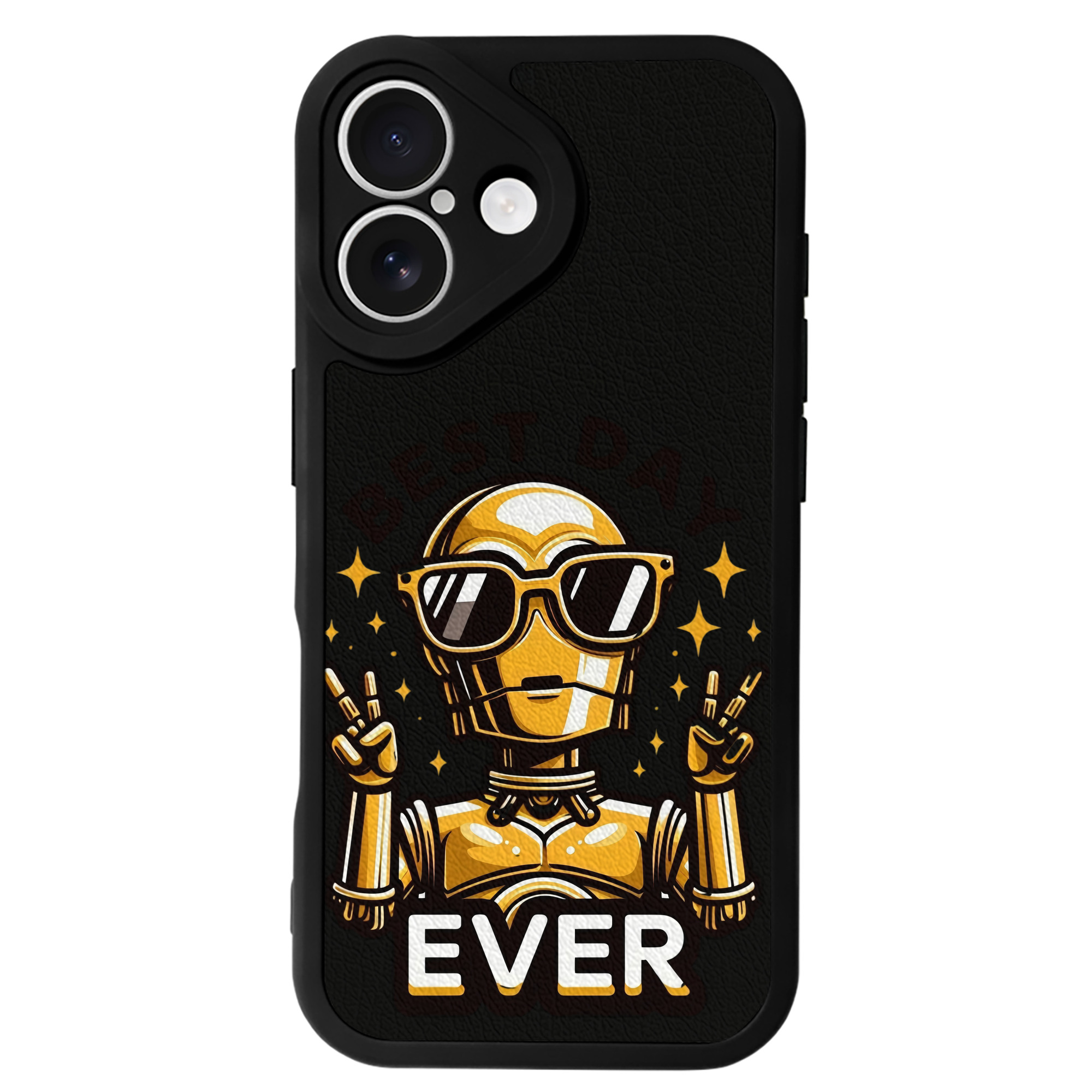 （画像用） スター・ウォーズ Star Wars 【iPhone 16シリーズ対応】シリコンスマホケース（レザー調） 材質：シリコン